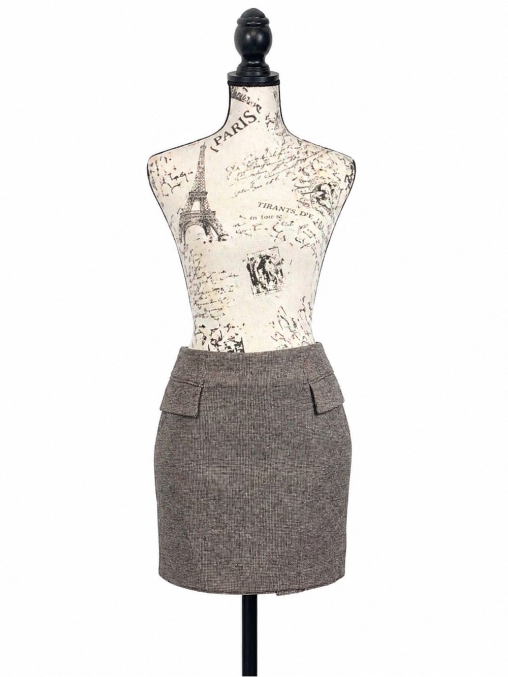 Armani Jeans wool and silk blend pencil skirt